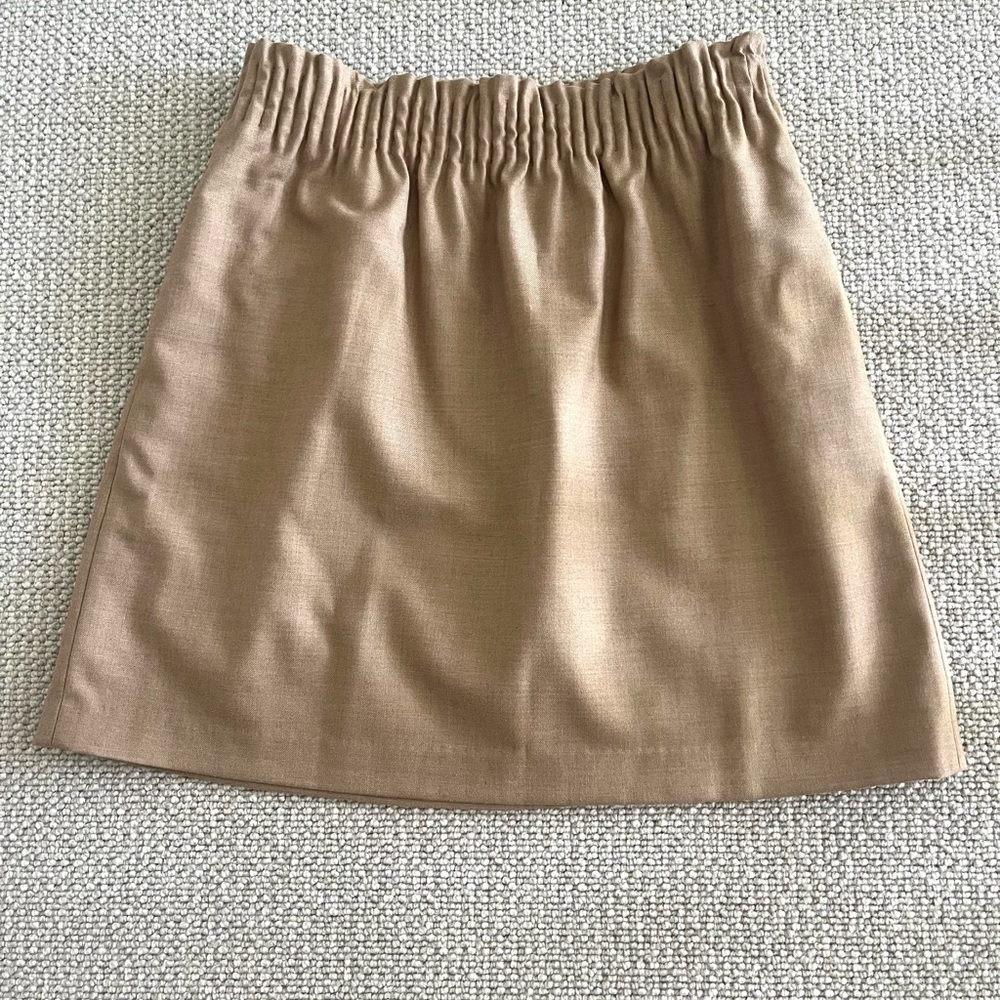 J Crew Tan Women's Mini Skirt